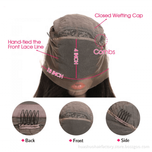 Cuticle Aligned Virgin Raw 1B 30 Color Jerry Curly Cambodian Human Hair Lace Front Wig Vendors